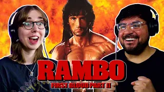 Rambo: First Blood Part II (1985) Movie Reaction | FIRST TIME WATCHING