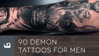 90 Demon Tattoos For Men