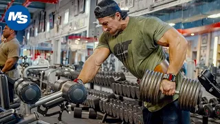 Sadik Hadzovic's Back & Tricep Workout w/ Dr. Mike Camp