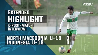 U-19 International Friendly Match : North Macedonia 0 - 0 Indonesia (with Post-Match Interview)