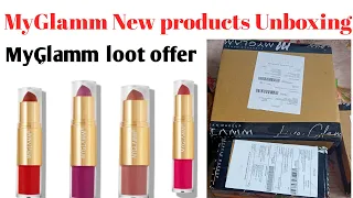 MyGlamm New products unboxing review 🥳 MyGlamm 2 in 1 lipstick review 💄