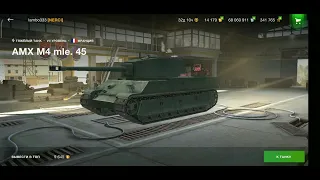 Обзор танка AMX M4 mle. 45, что он может в рандоме  WoT Blitz