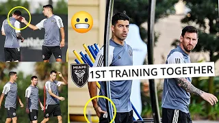 😍Messi & Suarez First Training (Together) at Inter Miami! What Suarez Did?🤣