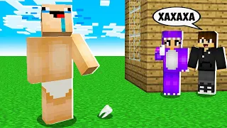 НУБИК ВЫБИЛ ЗУБ В МАЙНКРАФТ! ЕНОТИК И ФИАЛКА БЕЗ ЗУБА ТРОЛЛИНГ СМЕШНО В MINECRAFT