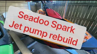 Seadoo Spark jet pump rebuild (impeller shaft, bearings and seals)