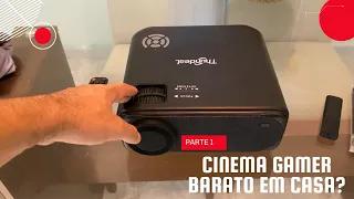 Cinema gamer em casa? || Projetor para filmes e jogos || Thundeal 97 || FULL HD || 60HZ ||