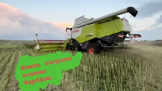 Комбайн CLAAS Lexion 760 TT. Екстрена підготовка до роботи. Заправка кондиціонера. Заміна масла.