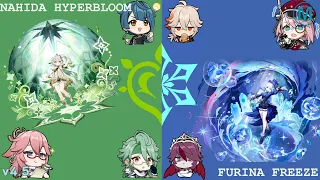 Nahida Hyperbloom x Furina Freeze| Spiral Abyss 4.5 Floor 12