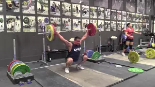 Greg Everett On The Minute Snatch Workout up to 135 kg