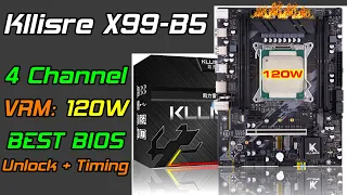 Kllisre X99-B5 VER:1.1 - новый ТОП бюджетного сегмента🔥Неплохой VRM, 4 канала ОЗУ DDR4 всего за 60$🔥
