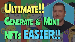 ULTIMATE Create An ENTIRE NFT Collection (10,000+) & MINT With ZERO Coding Knowledge - PFP Generator