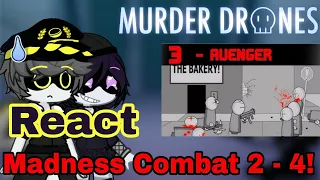 Murder Drone React Madness Combat 2 - 4! (@KrinkelsNG) GL2