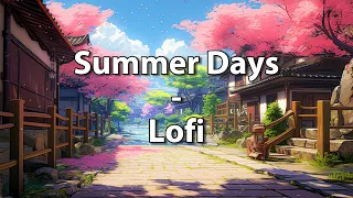 Chill Summer Days ☀️ Lofi Beats to Relax/Study | Summer Vibes Playlist 🌴 (1 Hour)