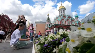 Звоны в Казанском соборе на Красной площади в день обретения Казанской иконы Богородицы, 21.07.2023