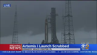 NASA's Artemis I launch scrubbed