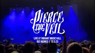 Pierce The Veil Full Set Live at Vibrant Music Hall Des Moines 12.2.23 | Death in the Midwest
