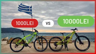 BICICLETA DE 1000 LEI vs BICICLETA DE 10000 LEI