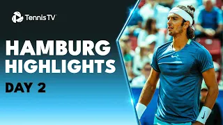 Defending Champ Musetti Back; Davidovich Fokina & Cerundolo Feature | Hamburg 2023 Day 2 Highlights