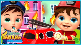 The Rescue Team Saves The Day! | Tomorrow Will Song | Banana Cartoon Preschool Original Kid Songs