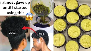 If you are ready for massive hair growth use this/one ingredient/rosemary hair butter stil shocked😳