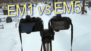 Olympus OM-D E-M1 vs E-M5 сравнение стабилизации. Косяки!