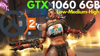 OVERWATCH 2 - GTX 1060 6GB (1080p Low,Mid,High Settings)