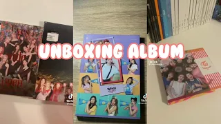 unboxing album twice [트와이스]🧸🎀 tiktok compilation 💫