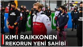 Raikkonen, Formula 1 tarihinin en çok yarışan pilotu oldu!