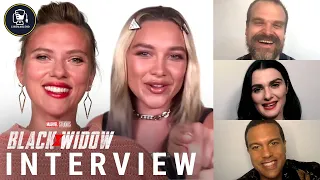 'Black Widow' Interviews With Scarlett Johansson, Florence Pugh, David Harbour And More!