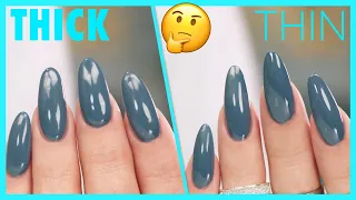 Don’t Let Gel Polish Make Your Nails Look Thick 🥴Try This