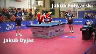 POLISH SUPERLIGA 2022 | Jakub DYJAS vs Jakub FOLWARSKI | Tennis de Table | HIGHLIGHTS