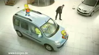 Werbung neuer Kangoo mit der Simpsons