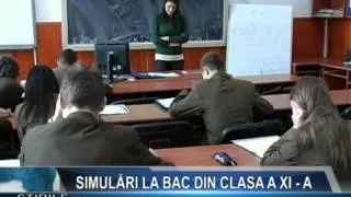 SIMULĂRI LA BAC DIN CLASA A XI -A