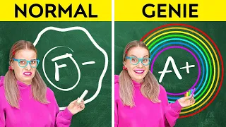 EIN GENIALES KIND! SCHUL-BASTELEIEN || Coole Hacks für verschiedene Anlässe von 123 GO! TRENDS