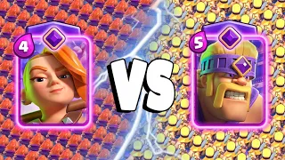 EVOLVED VALKYRIE VS EVOLVED BARBARIANS - Clash Royale Challenge