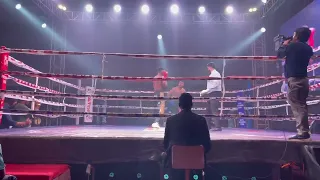 Breaking: Harry Simon Jnr knocked out victory against Vishwas Lahori of India.