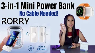 RORRY Mini Power Bank • Apple Watch, iPhone, AirPods (No Cable Needed)