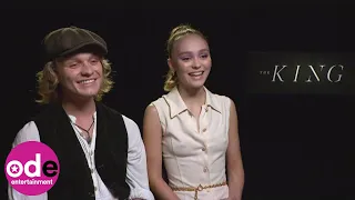 THE KING: Lily-Rose Depp & Tom Glynn-Carney on Timothée Chalamet’s King-Like Qualities