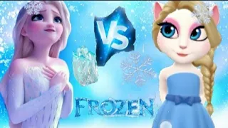 Ilsa frozen Makeover-My talking angela2