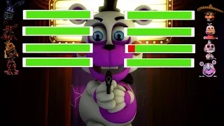 [SFM FNaF] Nightmare VR vs Posh Pizzeria With Healthbars!