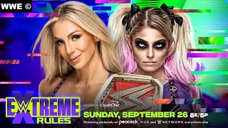 Charlotte Flair vs Alexa Bliss  WWE Raw Women's Championship Extreme Rules