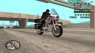 Cop Wheels in Cinematic View - Heist mission 4 - GTA San Andreas