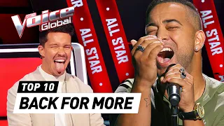 Phenomenal ALL STAR talents RETURN to the Blind Audition of The Voice!