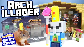 Minecraft Dungeons Arch illager and Desert Temple Battle Pack Figure Review