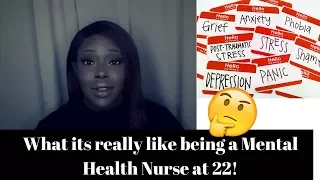 What it's really like being a mental health nurse at 22