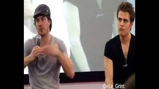 Panel Ian Somerhalder y Paul Wesley 2. BloodyNightCon 2013