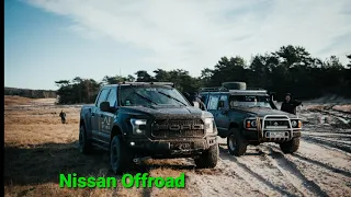 Offroad Nissan Patrol vs Ford Raptor 600 hp Mercedes G Classe viel Sand вторая часть