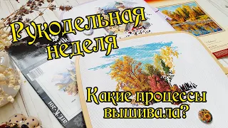 Рукодельная неделя. Какие процессы вышивала? Вышивка крестом.