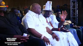 OONI OF IFE, GOV. ADELEKE, OLU OF IWO, PETER OBI, BIGWIGS STORM DELE MOMODU'S LEADERSHIP LECTURE