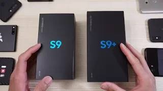 Samsung Galaxy S9 and S9 Plus UNBOXING!